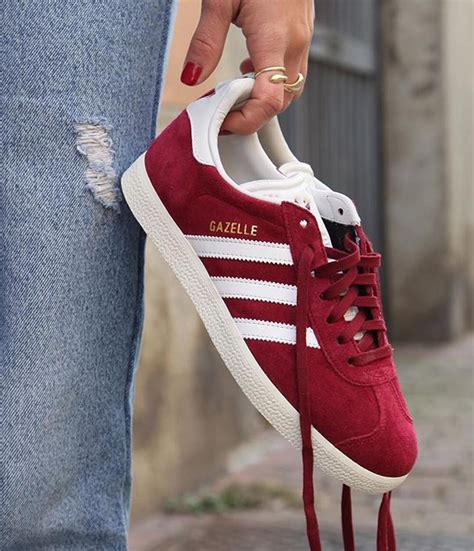 women's red adidas gazelle|adidas gazelle sneakers women's.